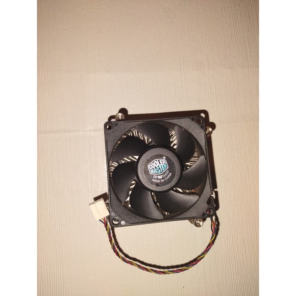 COOLER MASTER 80MM X 80MM CPU COOLER FOR PC DESKTOP P/N:460100F00-548-G 3 PIN - Picture 1 of 3